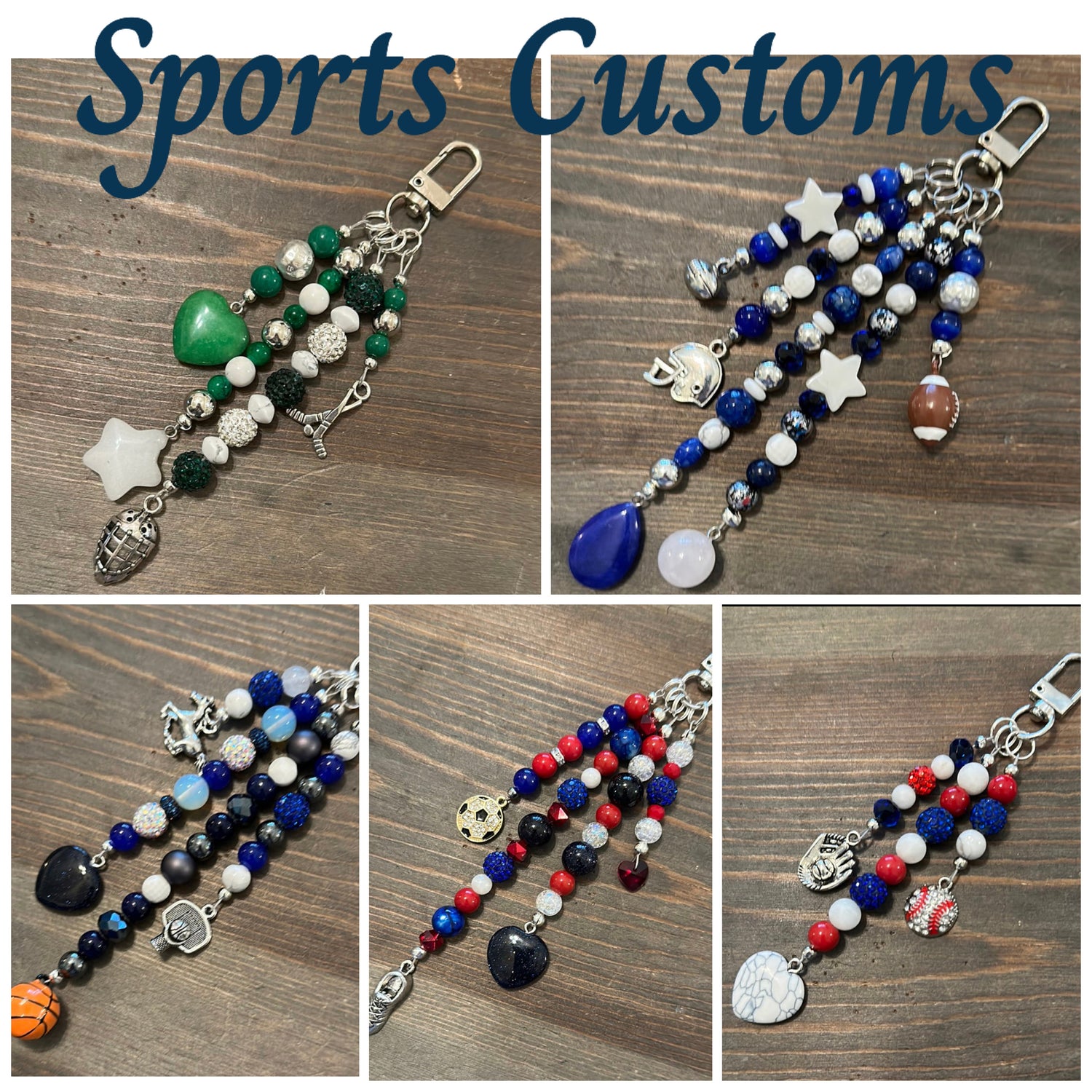 Sports Bag Charm Custom Deposit