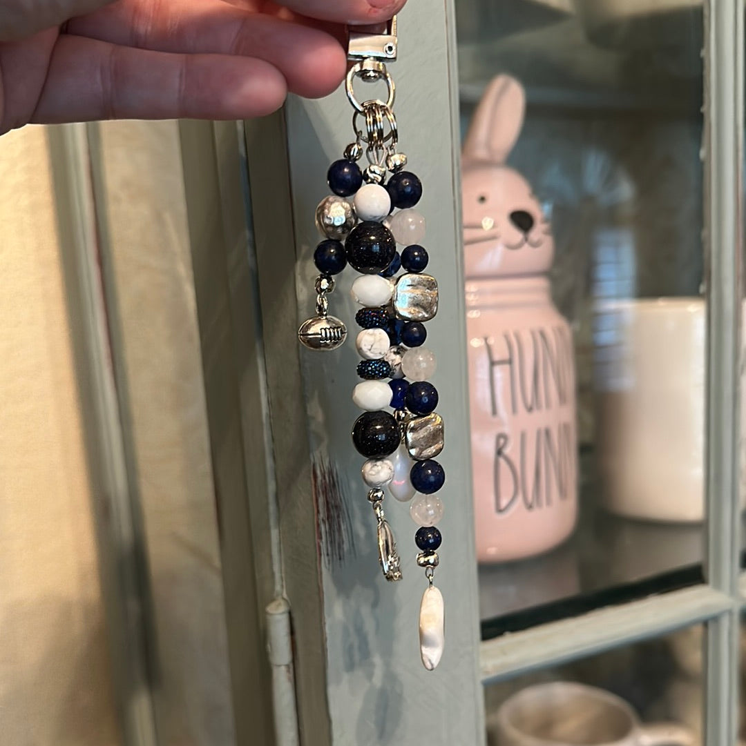 Bag Charm Sports- Dallas Cowboys 🏈 (silver)