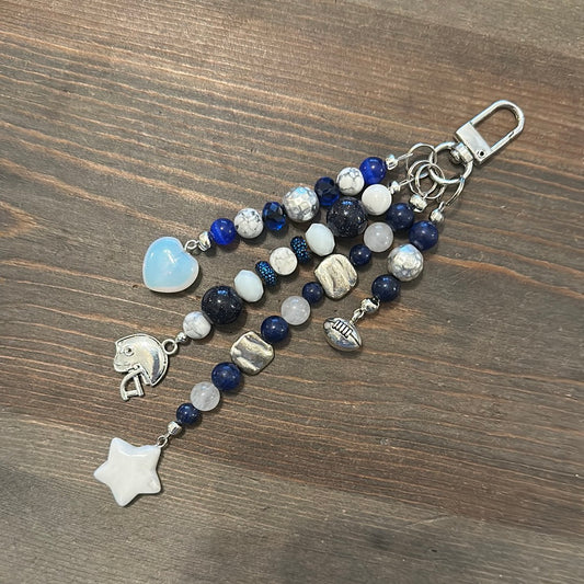 Bag Charm Sports- Dallas Cowboys 🏈 (silver)