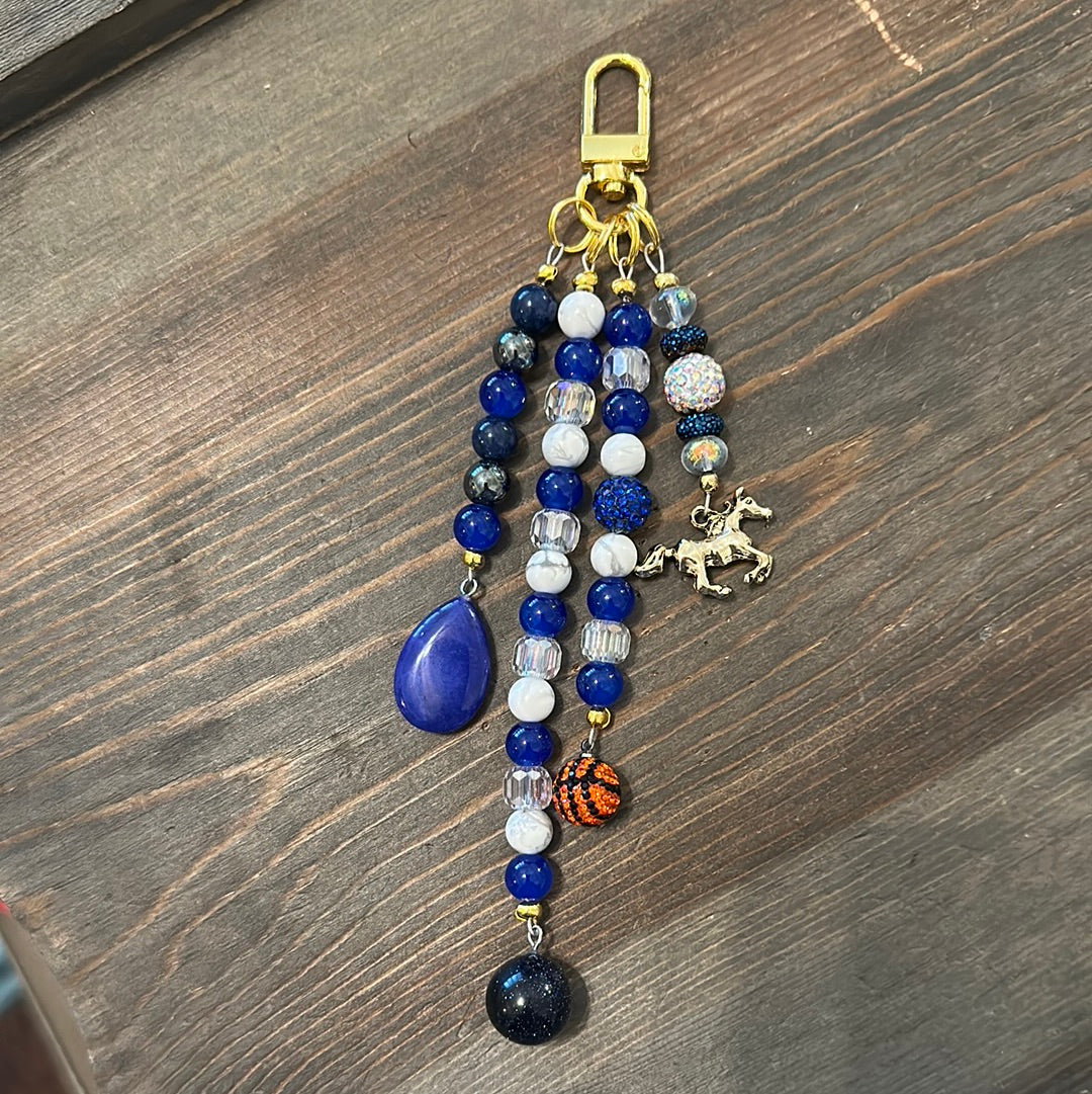 Bag Charm Sports- Dallas Mavericks Basketball 🏀(gold)