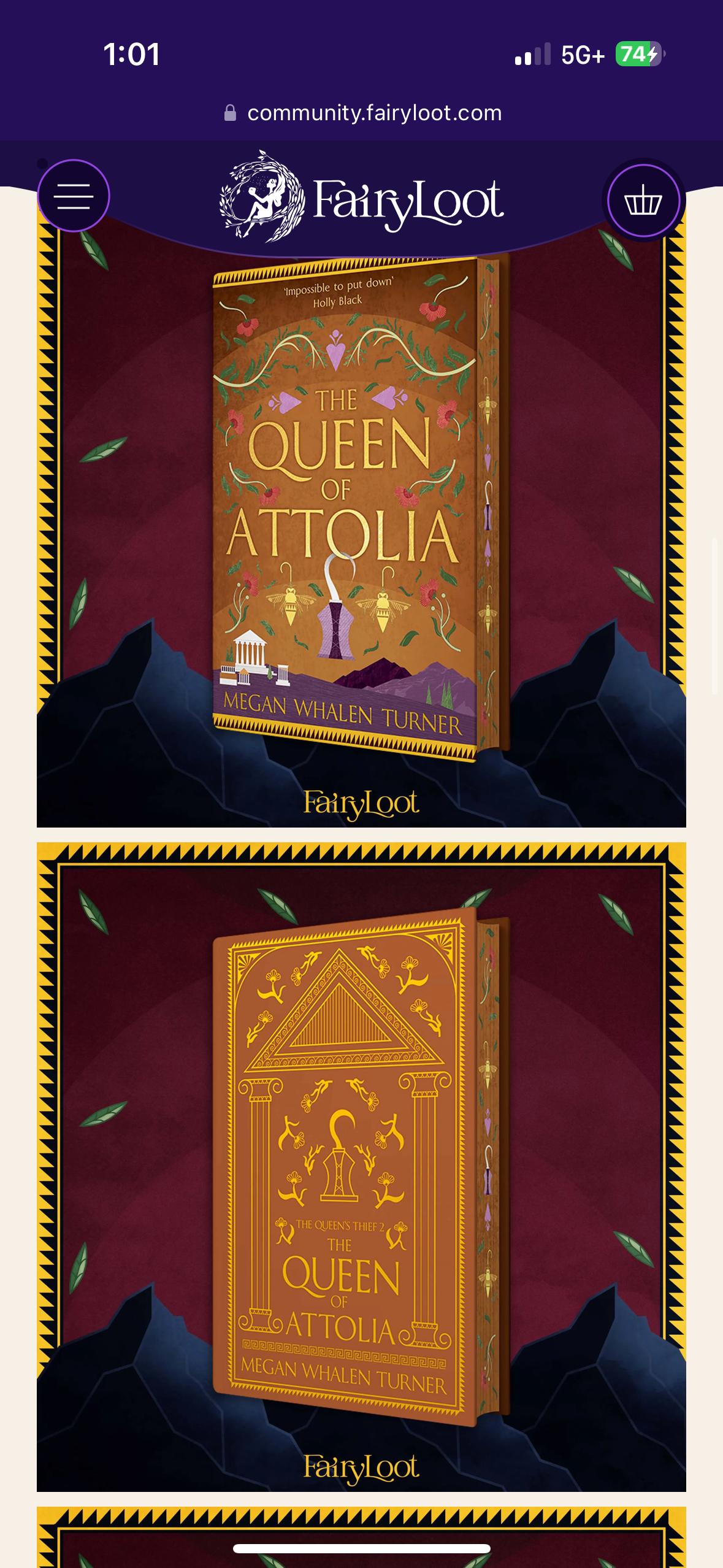 The Bookshop- Trilogy The Thief, The Queen of Attolia, The King of Attolia-  Fairyloot