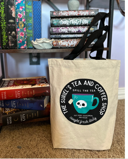 ACOTAR The Suriel’s Tea and Coffee Shop Canvas Tote (Officially Licensed)