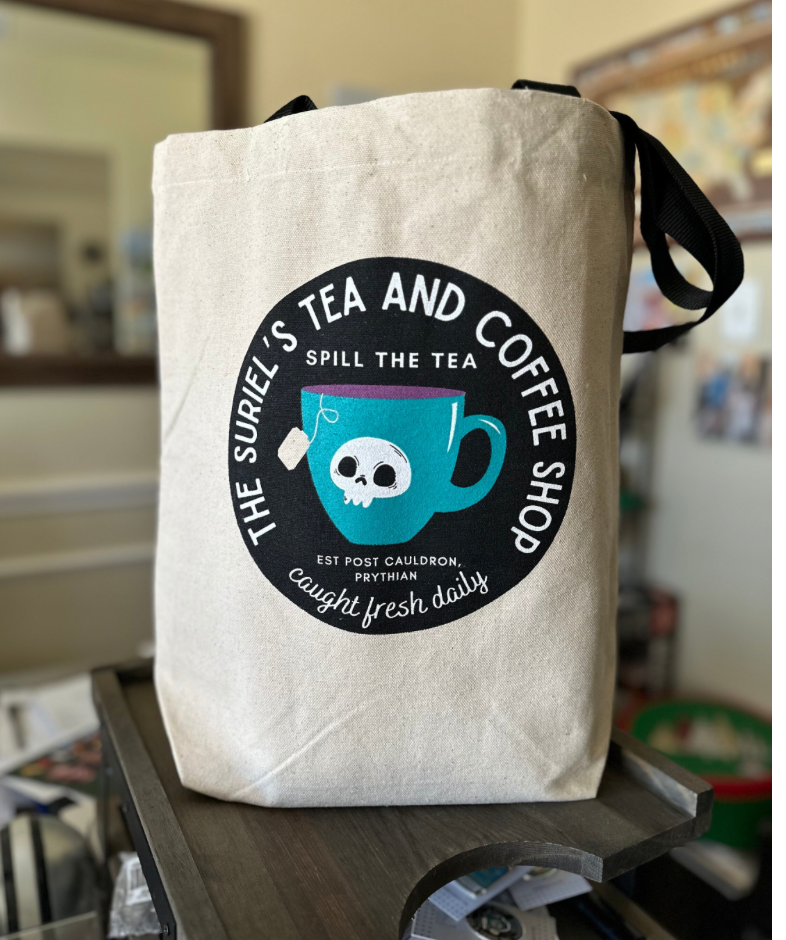 ACOTAR The Suriel’s Tea and Coffee Shop Canvas Tote (Officially Licensed)