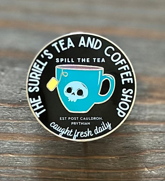 ACOTAR Officially Licensed SJM Merchandise- The Suriel’s Tea and Coffee Shop Enamel Pin