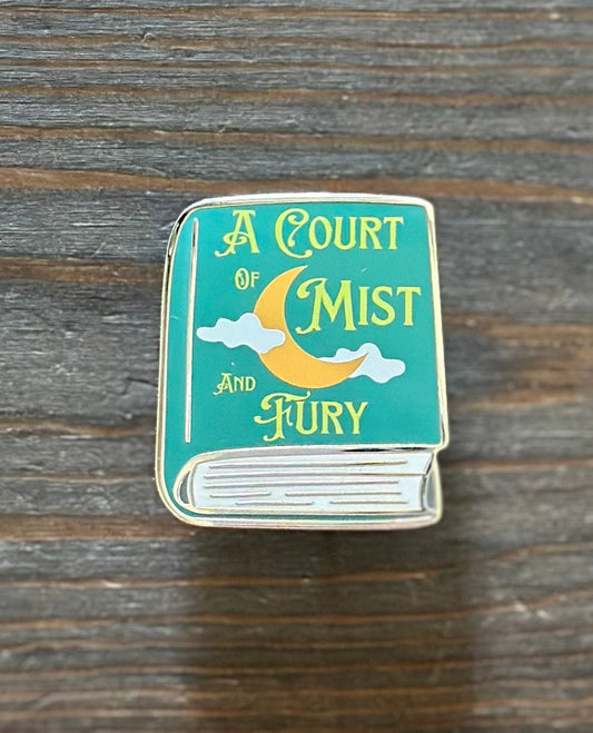 A Court of Mist and Fury Book Enamel Pin -  (ACOTAR book 2) Officially Licensed