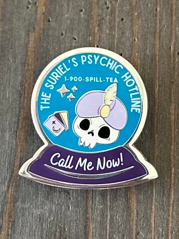 ACOTAR The Suriel’s Psychic Hotline Enamel Pin Officially Licensed