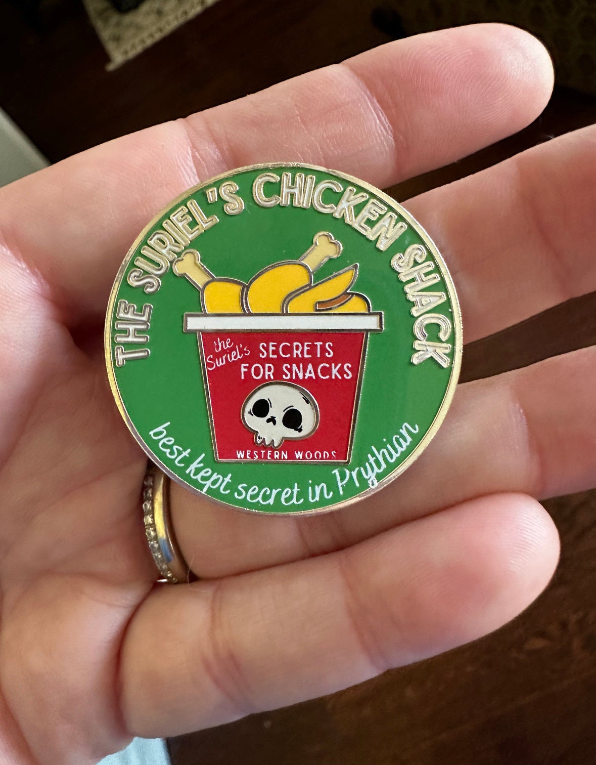 ACOTAR The Suriel’s Chicken Shack Enamel Pin (Limited edition) Officially Licensed