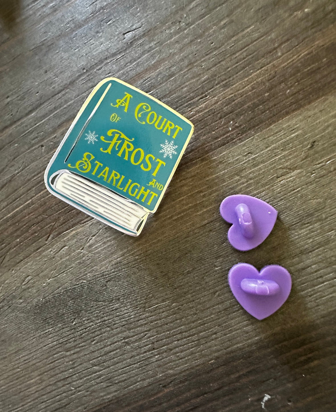 A Court of Frost and Starlight Book Enamel Pin  (ACOTAR book 4) Officially Licensed