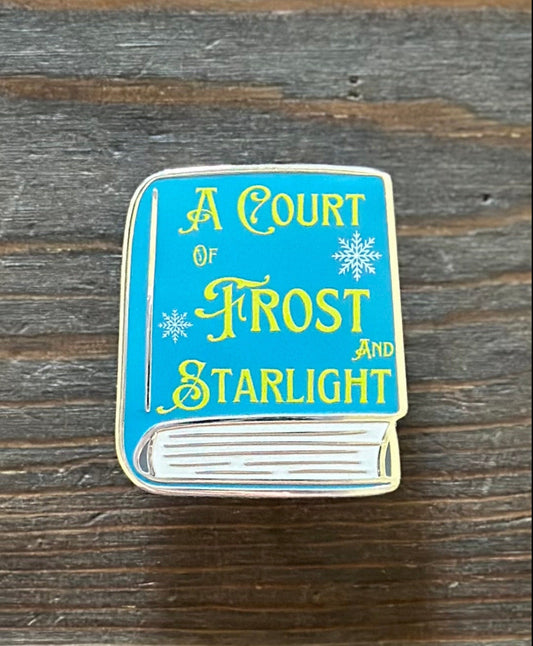 A Court of Frost and Starlight Book Enamel Pin  (ACOTAR book 4) Officially Licensed