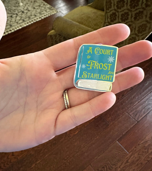 A Court of Frost and Starlight Book Enamel Pin  (ACOTAR book 4) Officially Licensed