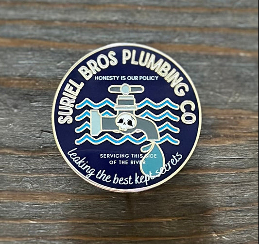 ACOTAR The Suriel Brothers Plumbing Enamel Pin (Limited edition) Officially Licensed