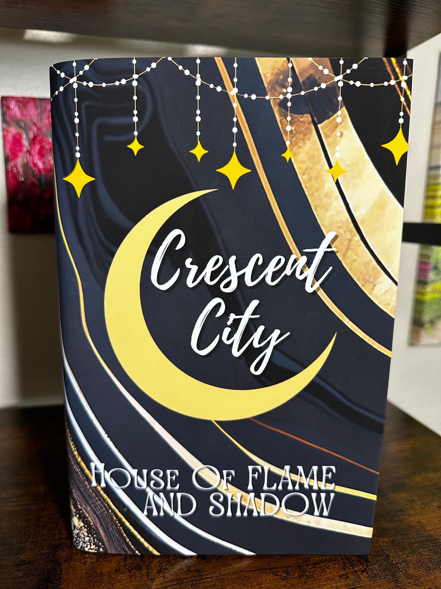 Crescent City Dust Jacket Set- Grayscale Marbled. Officially Licensed (CC3 SPOILER WARNING)