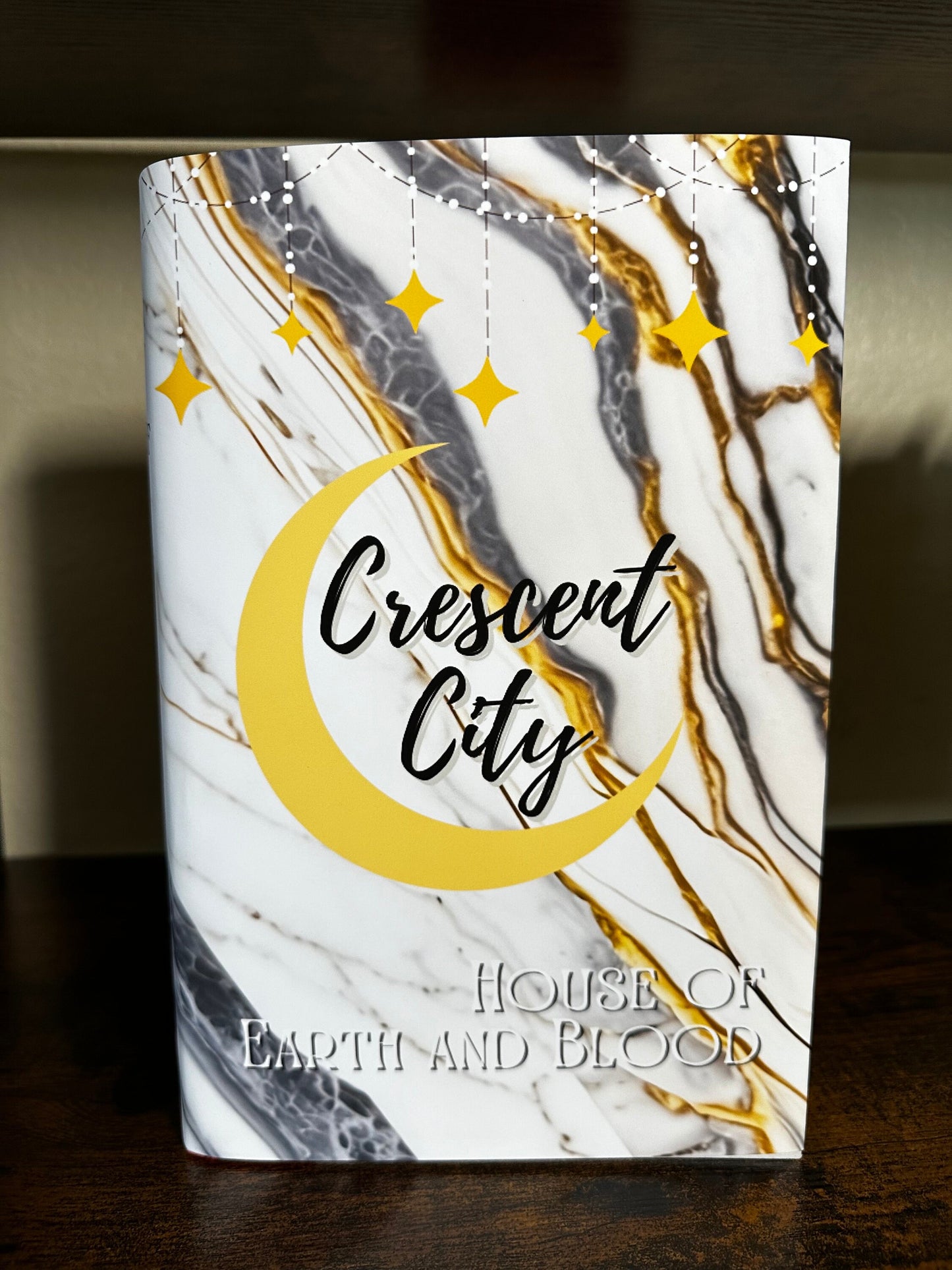 Crescent City Dust Jacket Set- Grayscale Marbled. Officially Licensed (CC3 SPOILER WARNING)