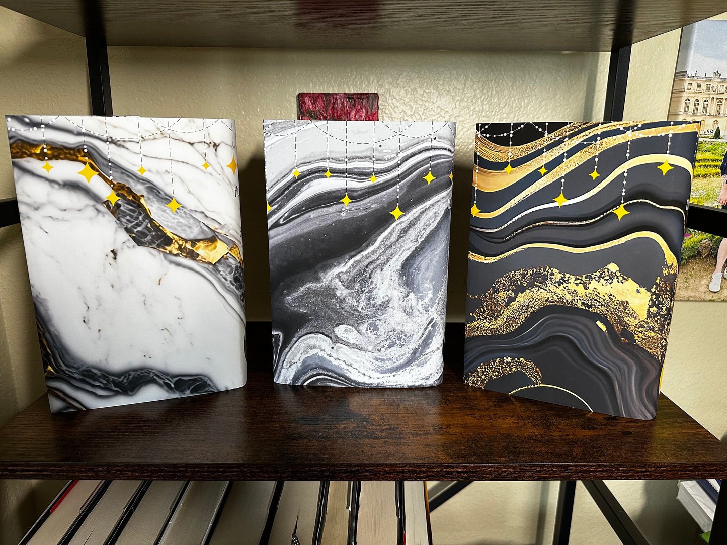 Crescent City Dust Jacket Set- Grayscale Marbled. Officially Licensed (CC3 SPOILER WARNING)