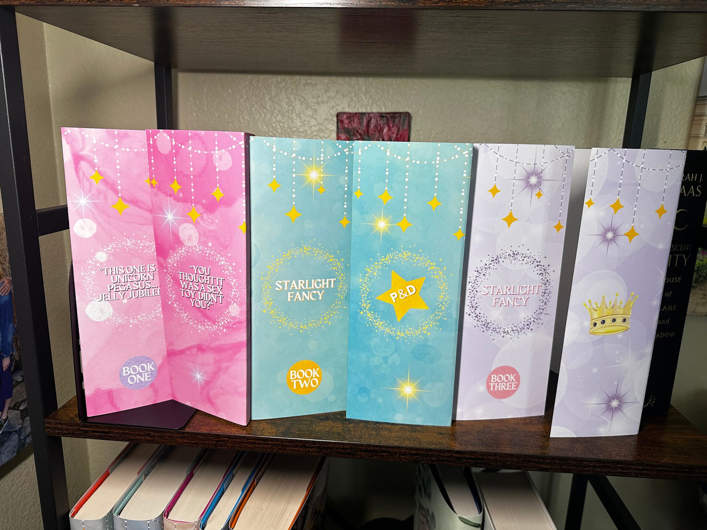 Crescent City Dust Jackets - STARLIGHT FANCY  (Jelly Jubillee- Glitter Finish!) Officially Licensed